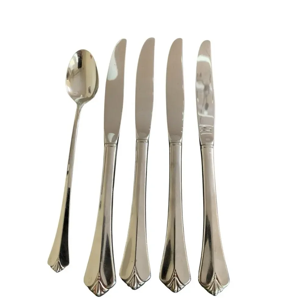 10 Distinction Deluxe Stainless ONEIDA WESTGATE ROYAL‎ CREST Fork Spoon Knife